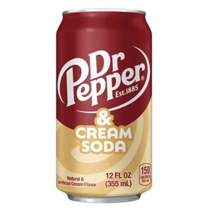 ד"ר פפר וקרם סודה (Dr Pepper & Cream Soda) – פחית 355 מ"ל ד"ר פפר וקרם סודה (Dr Pepper & Cream Soda) – פחית 355 מ"ל