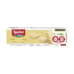 ����� ������ ����� ��� (Loacker Patisserie White Coconut) � ����� 100 ���.