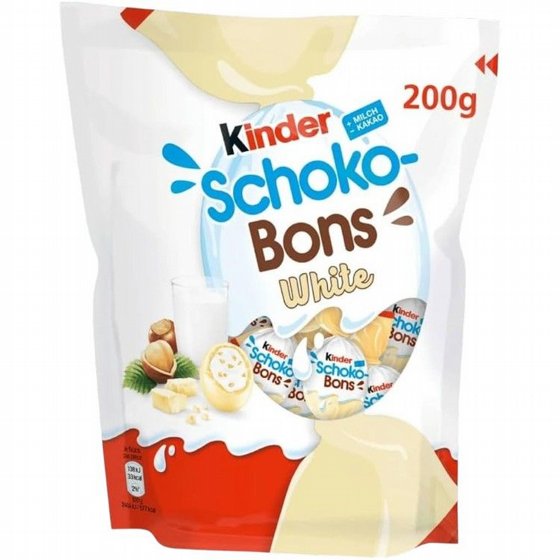 ����� �������� ��� (Kinder Schoko-Bons White) � ����� 200 ���.