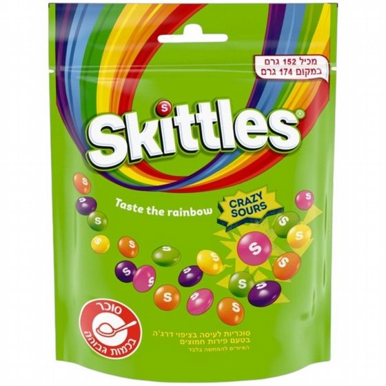 ������ ������ ����� (Skittles Crazy Sours) � ����� 152 ���.