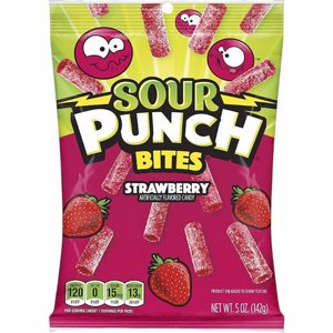 ����� ����' ����� (Sour Punch Bites) � ��� (Strawberry) � ����� 142 ���.