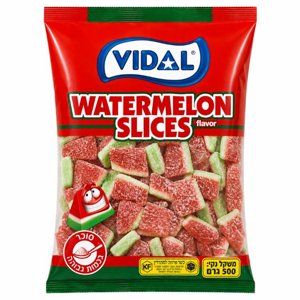 גומי פלחי אבטיח (Vidal Watermelon Slices) – מארז 500 גרם גומי פלחי אבטיח (Vidal Watermelon Slices) – מארז 500 גרם