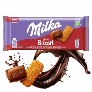 שוקולד מילקה לוטוס ביסקוף (Milka Lotus Biscoff) – 90 גרם שוקולד מילקה לוטוס ביסקוף (Milka Lotus Biscoff) – 90 גרם