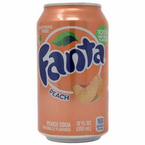 פנטה אפרסק (Fanta Peach) – פחית 355 מ"ל (ייבוא ארה"ב) פנטה אפרסק (Fanta Peach) – פחית 355 מ"ל (ייבוא ארה"ב)