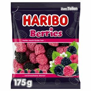 הריבו בריז (Haribo Berries) – אריזת 175 גרם. הריבו בריז (Haribo Berries) – אריזת 175 גרם.