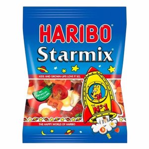 הריבו סטארמיקס (Haribo Starmix) – אריזת 90 גרם. הריבו סטארמיקס (Haribo Starmix) – אריזת 90 גרם.