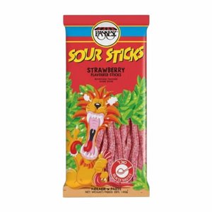 ����� ������ ��� (Sour Sticks Strawberry) ���� Paskesz � ����� 100 ���.
