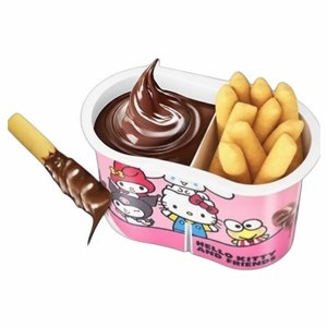 הלו קיטי וחברים דיפ אנד גו (Hello Kitty and Friends Dip & Go) – ממרח שוקולד ומקלות פריכים.32גרם הלו קיטי וחברים דיפ אנד גו (Hello Kitty and Friends Dip & Go) – ממרח שוקולד ומקלות פריכים.32גרם