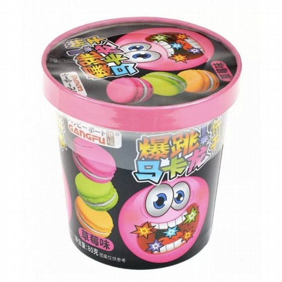 ������� ���� ��� �� ������� ������ (Gangfu Popping Macarons Strawberry)80���