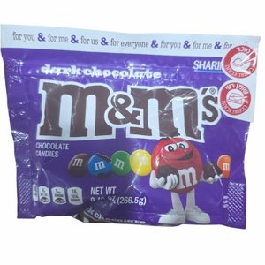 אם אנד אם M&M's שוקולד מריר(Dark Chocolate) – מארז Sharing Size (266.5גרם) אם אנד אם M&M's שוקולד מריר(Dark Chocolate) – מארז Sharing Size (266.5גרם)