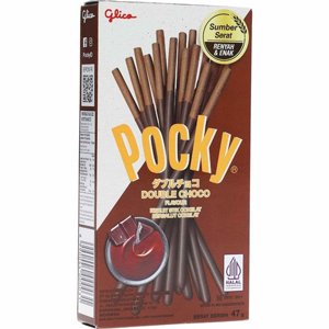 פוקי דאבל שוקולד (Pocky Double Choco) – מארז 47 גרם פוקי דאבל שוקולד (Pocky Double Choco) – מארז 47 גרם