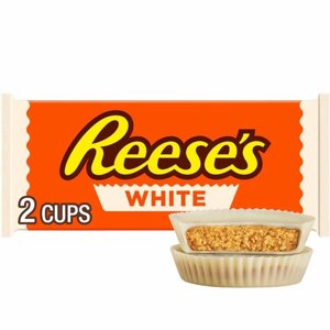 חטיף ריסז לבן (Reese's White) – זוג גביעי חמאת בוטנים חטיף ריסז לבן (Reese's White) – זוג גביעי חמאת בוטנים