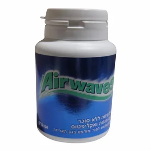 מסטיק אייר איוס בקבוק כחול(Airwaves) – מנטה ואקליפטוס מסטיק אייר איוס בקבוק כחול(Airwaves) – מנטה ואקליפטוס