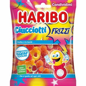 סוכריות גומי האריבו מוצצים חמוצים (Haribo Ciucciotti Frizzi) – 80 גרם סוכריות גומי האריבו מוצצים חמוצים (Haribo Ciucciotti Frizzi) – 80 גרם